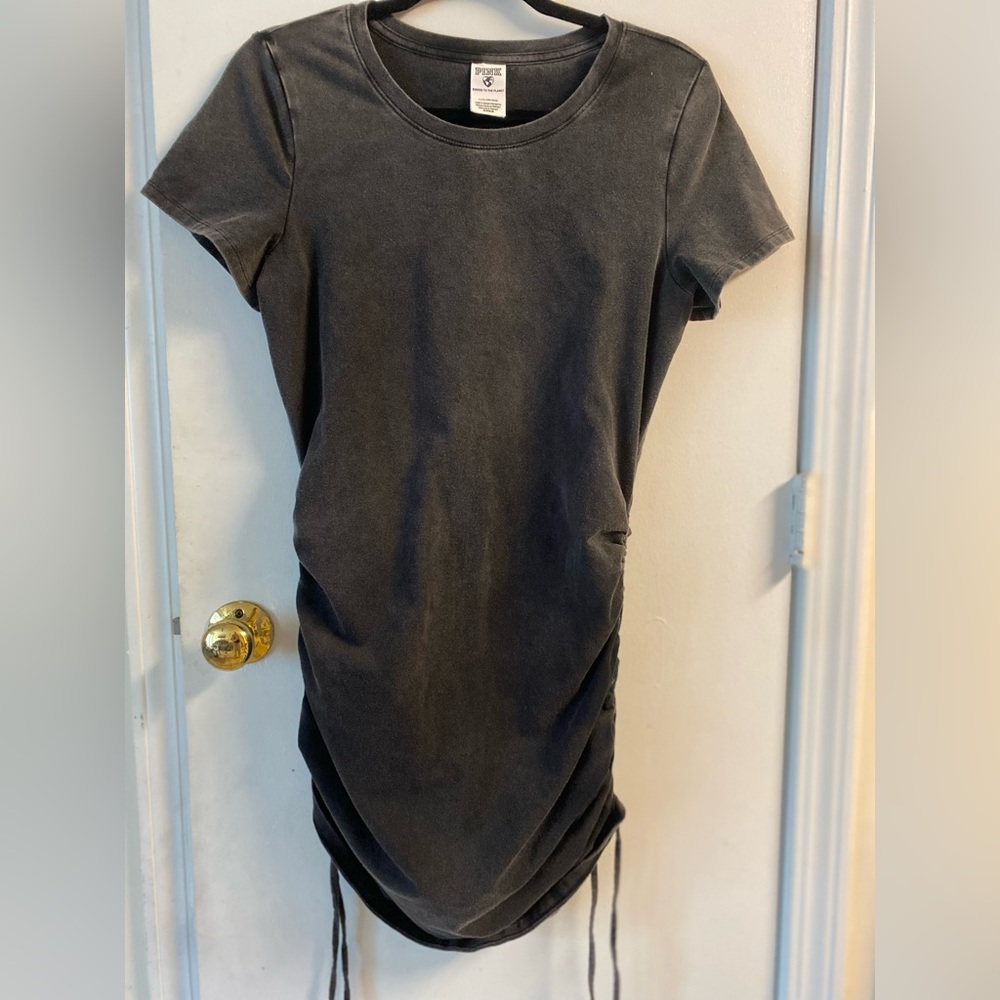 Large Victoria’s Secret Short Sleeved Dress with Ruched Sides